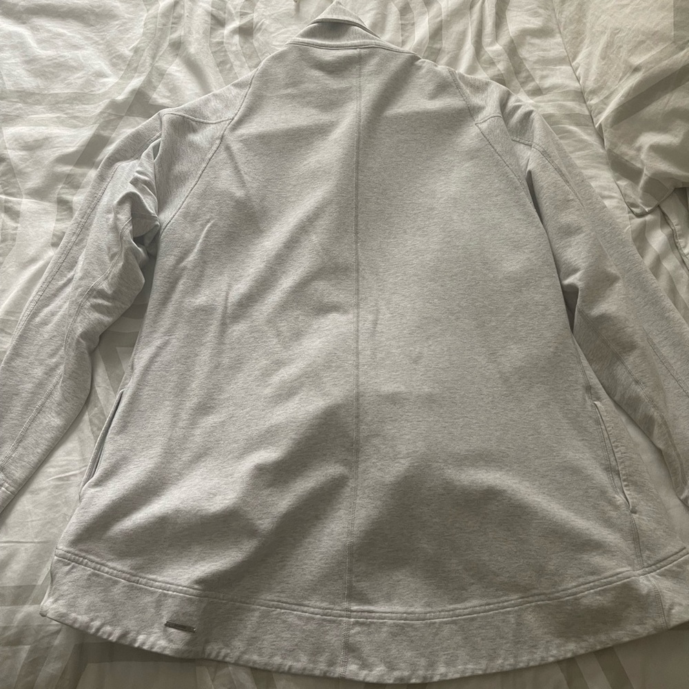 Versatile Lululemon Snap Button Cowl Neck Grey Sw… - image 2